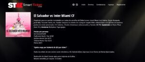 Tickets El Salvador vs Inter Miami FC