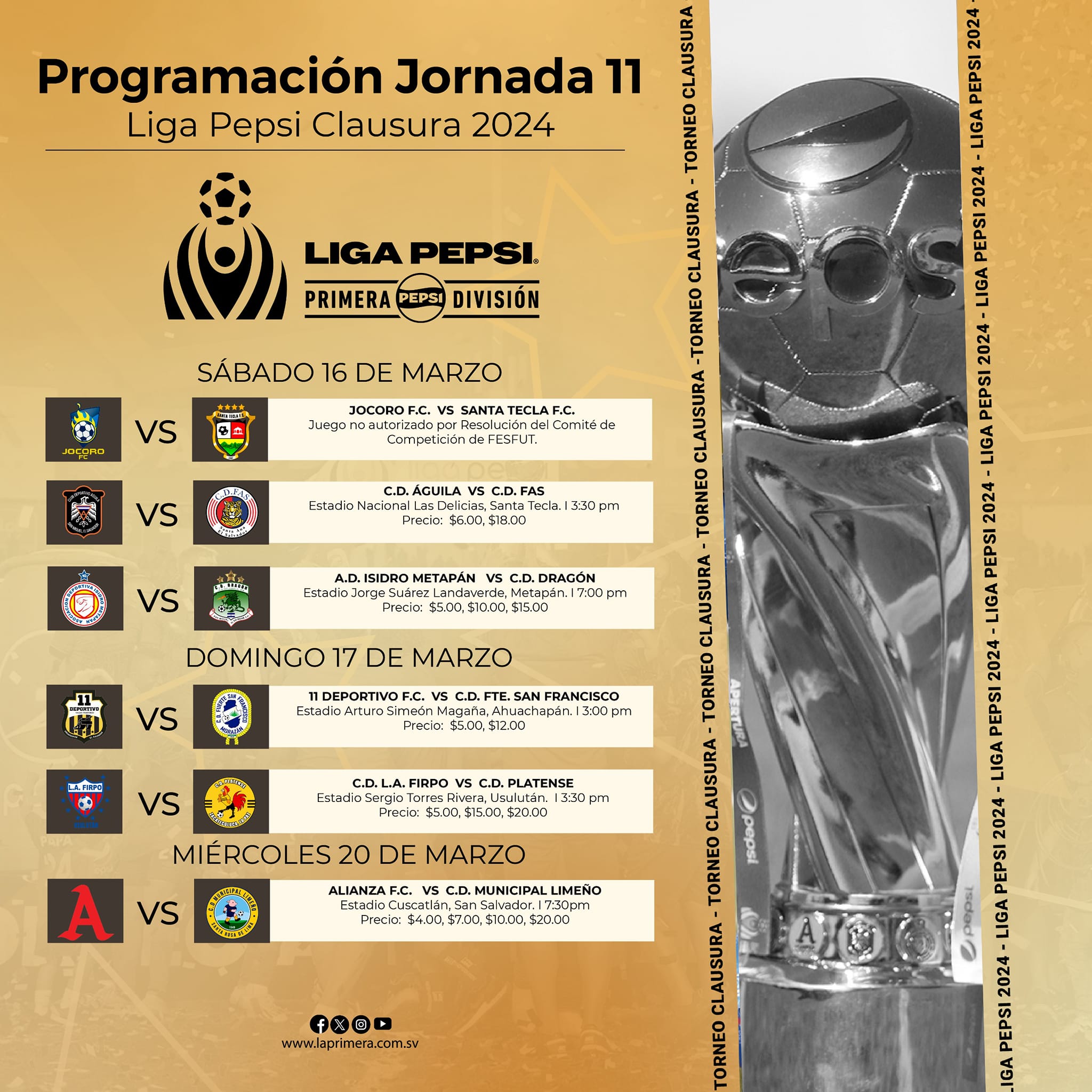 El Clásico, lo más atractivo de la jornada 11 del Torneo Clausura 2024.