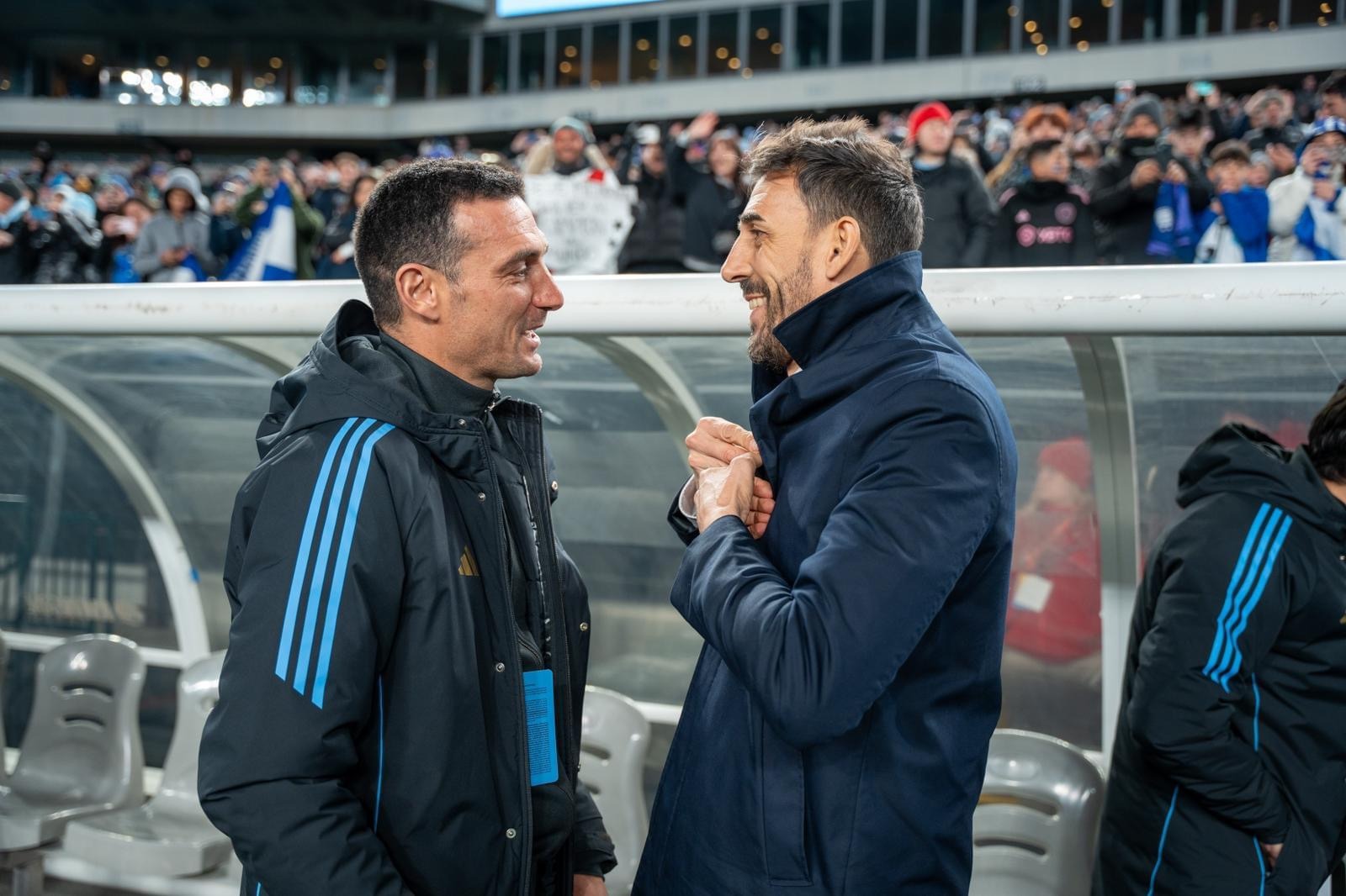 Lionel Scaloni le dejo un recado a la Selección de El Salvador.