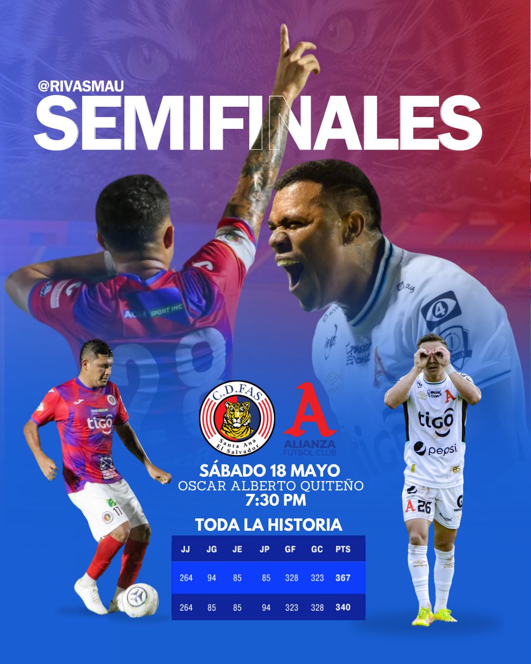 Una final final adelantada entre FAS y Alianza.