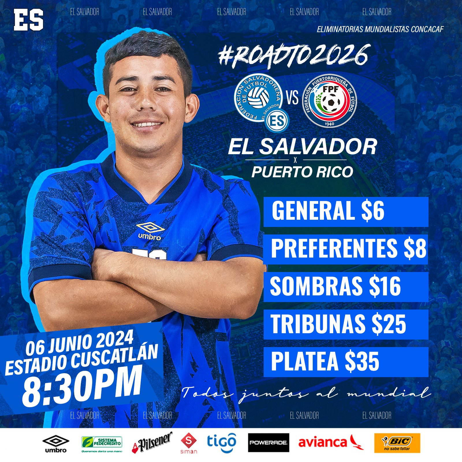 FESFUT Anuncia venta de Boletos para El Salvador vs Puerto Rico | La Selecta