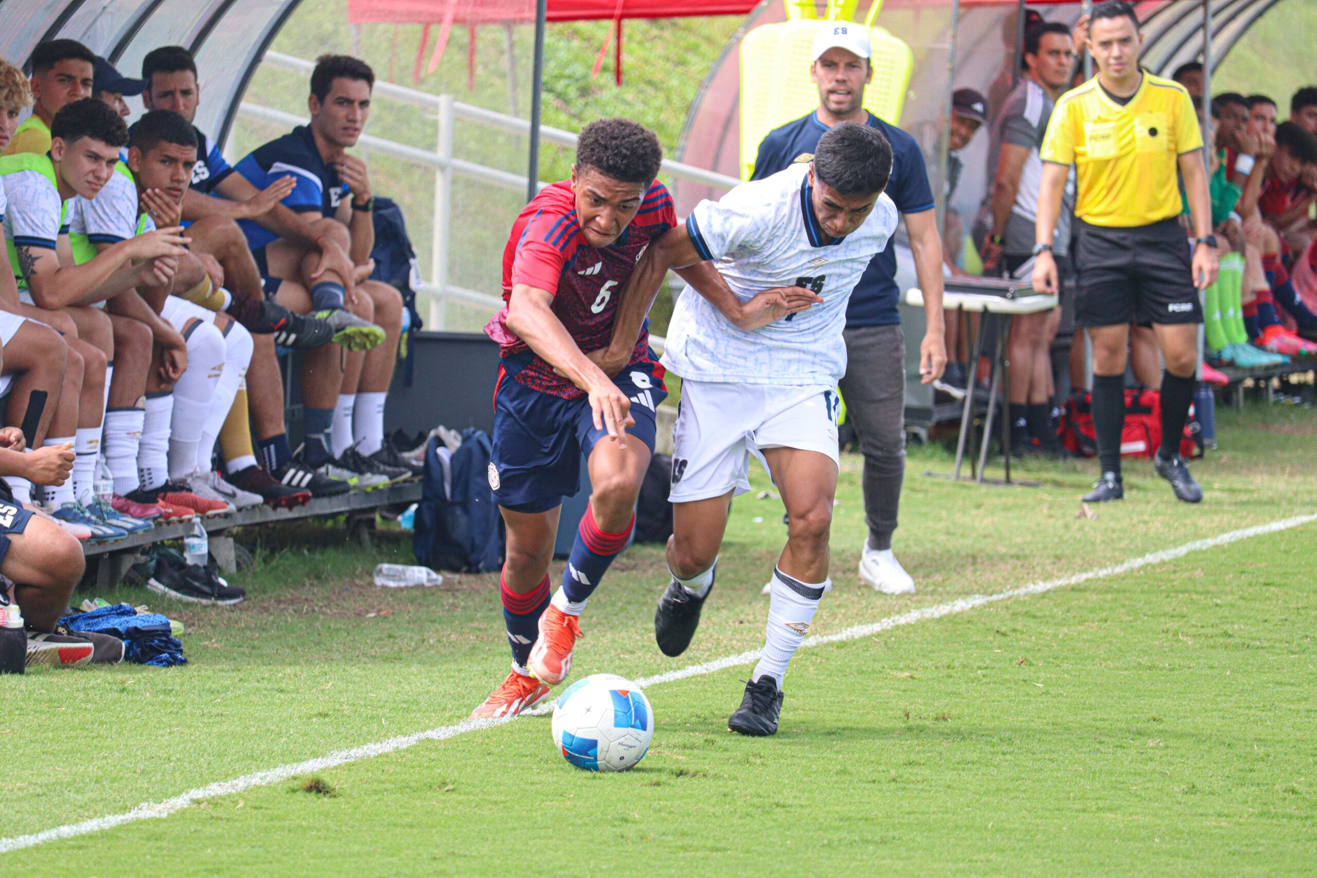 Selección Sub 20 de El Salvador empató con Costa Rica en juego amistoso