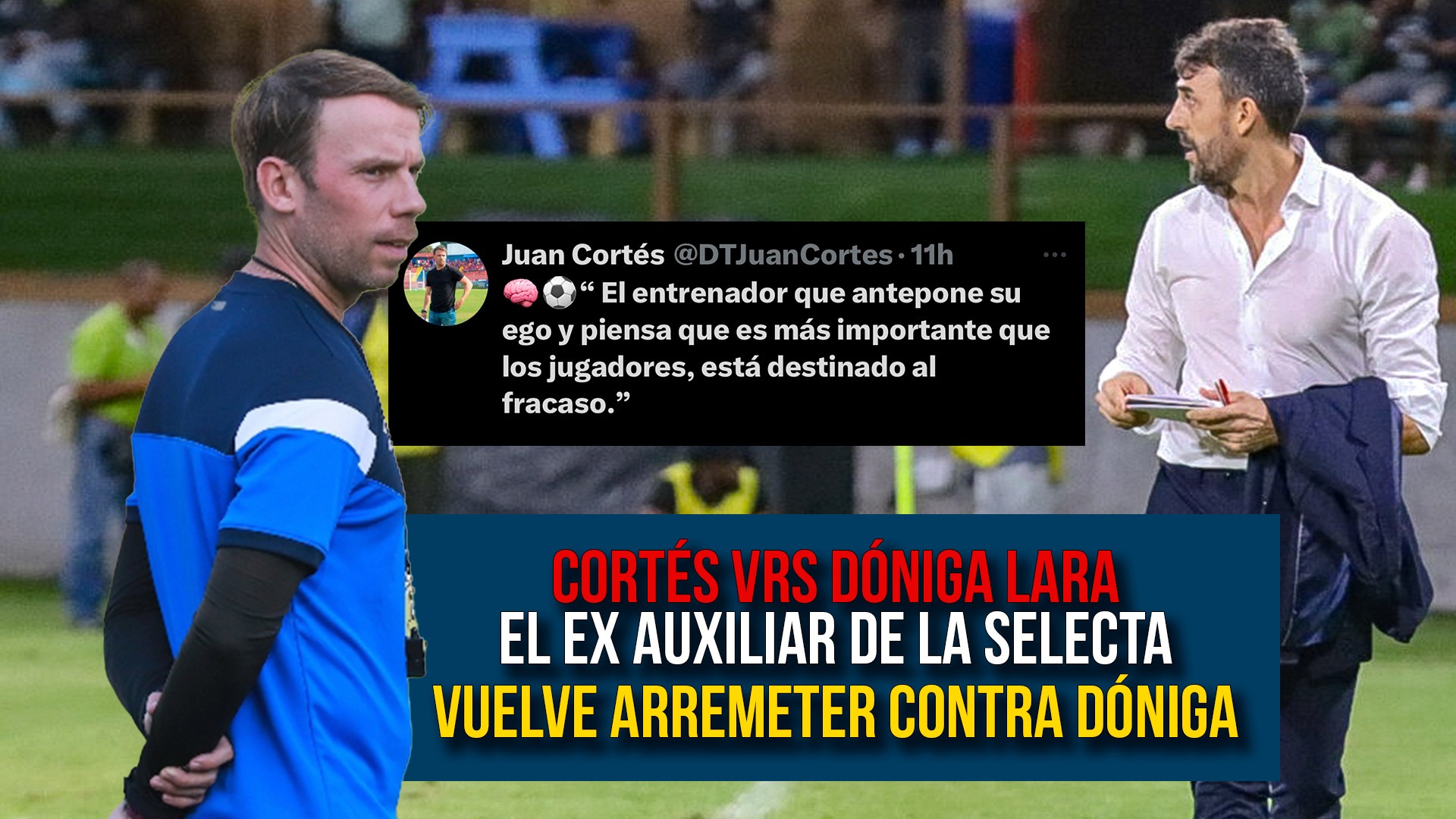 Juan Cortés le manda un mensaje David Dóniga, tras derrota