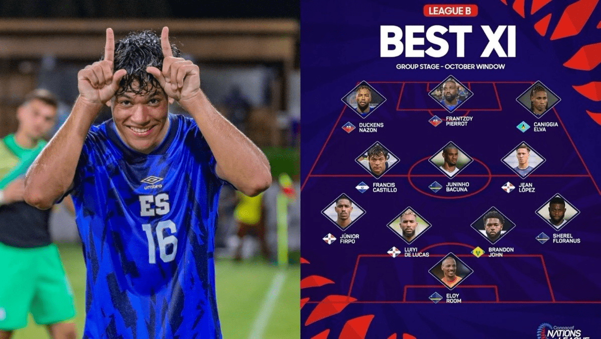 Francis Castillo, en el XI Ideal de la Liga B de Naciones