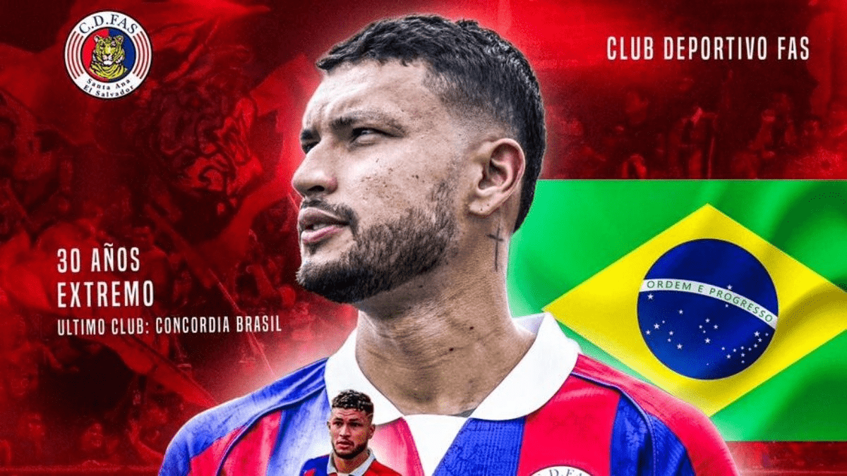 FAS presento al brasileño Elcarlos Gomes para el Clausura 2025
