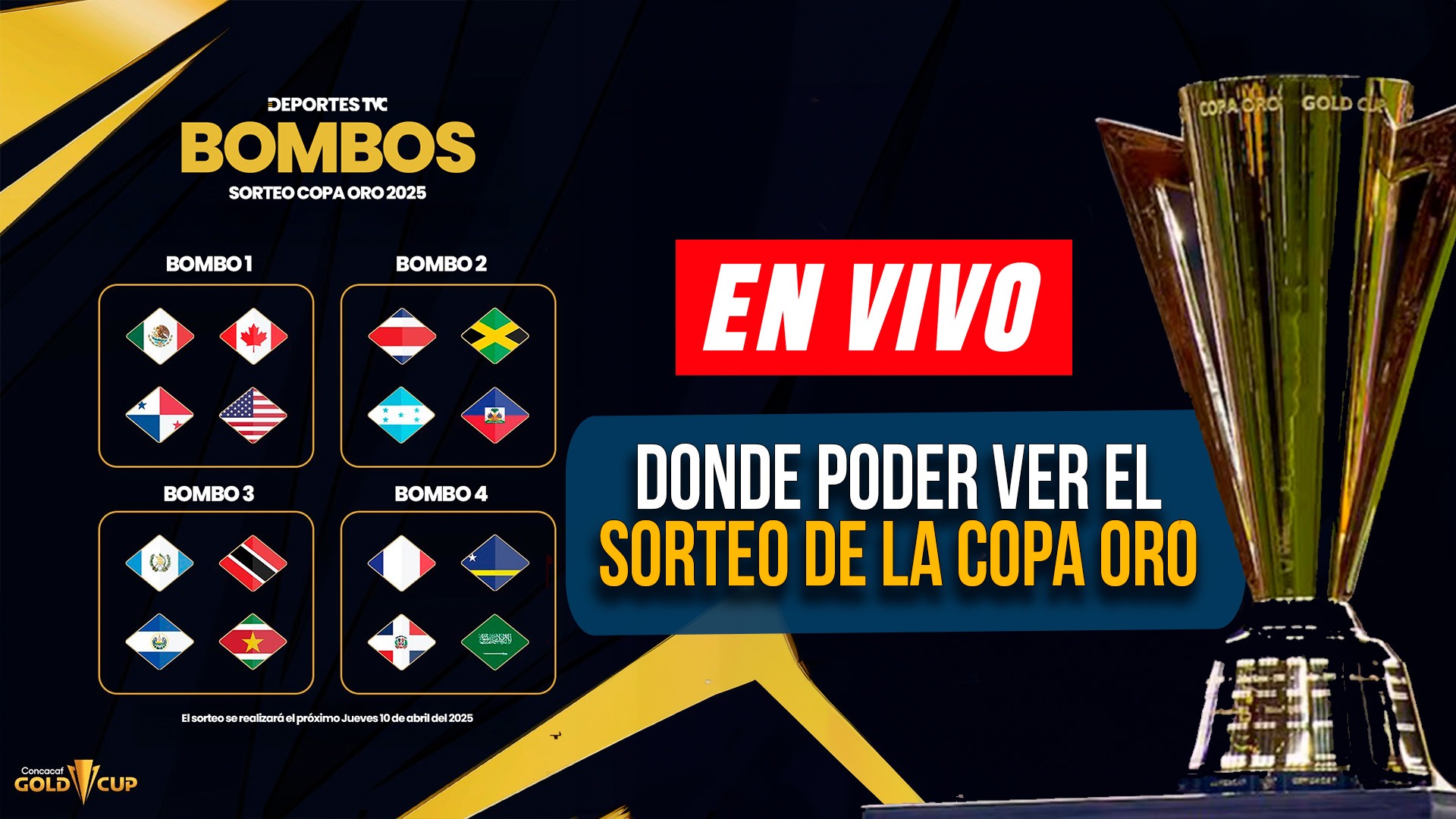 Donde podes ver el Sorteo de la Copa Oro: cuándo es, a qué hora y dónde verlo