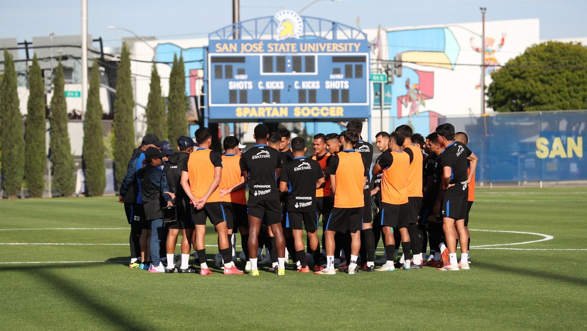 La Selecta ya hizo su primer entrenamiento en San José