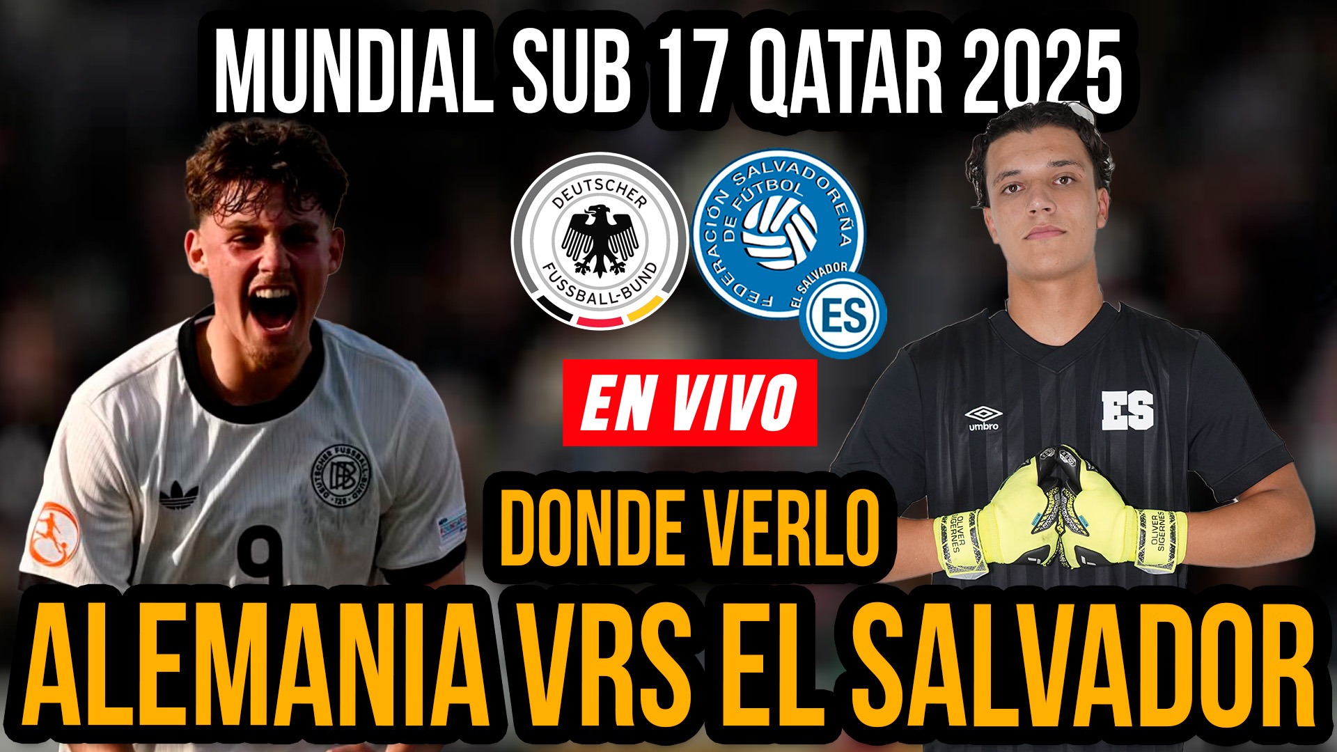 Donde poder ver Alemania vs. ElSalvador, Mundial Sub 17 | Fecha, Dónde ver por TV