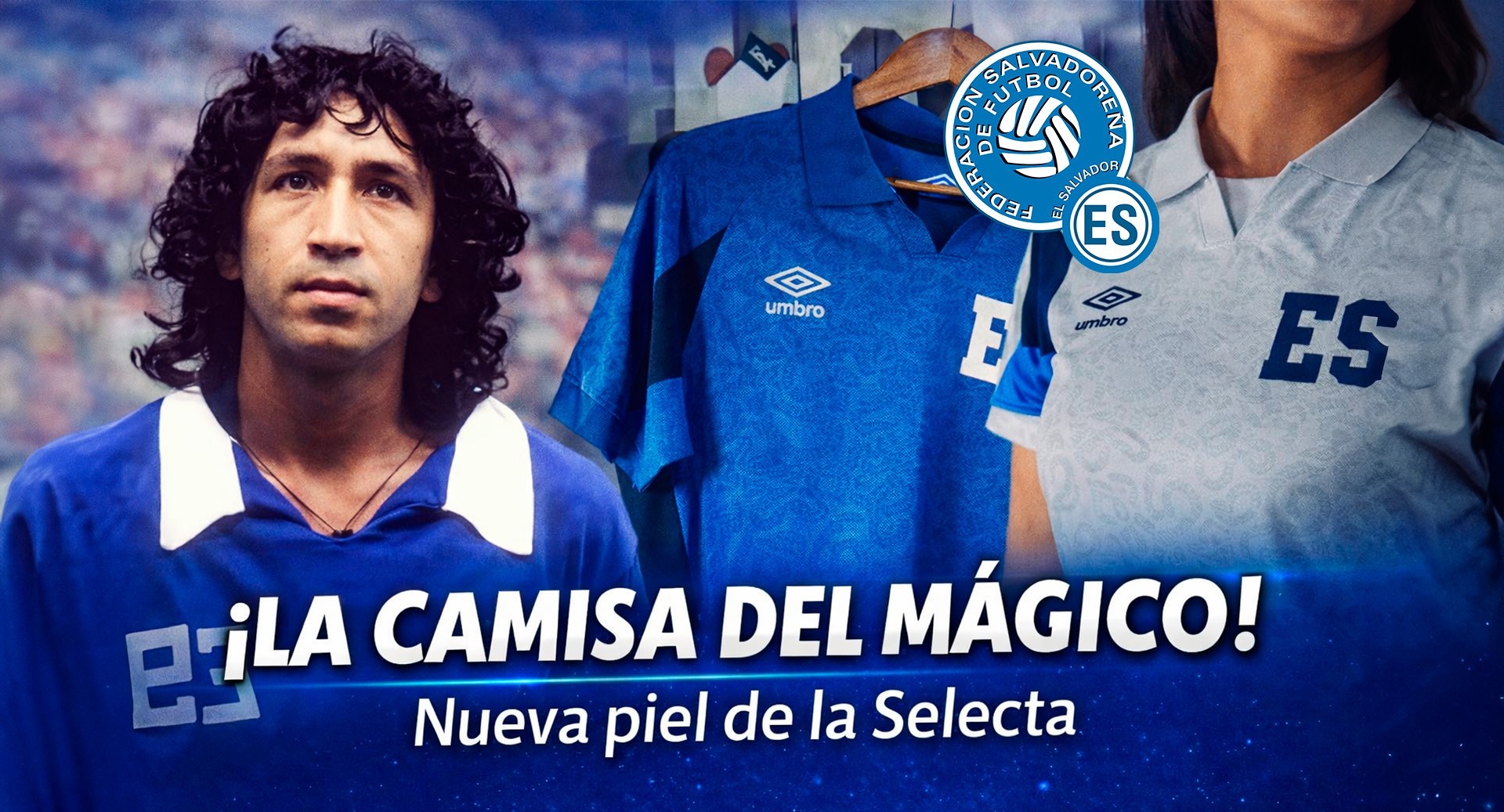 La nueva camisa de la Selecta, inspirada en la “culebrita” del Mágico González