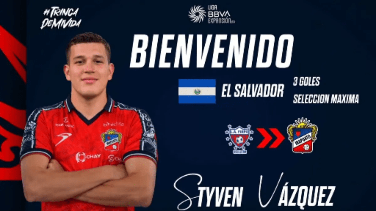 Styven Vásquez  es presentado como nuevo jugador del Irapuato