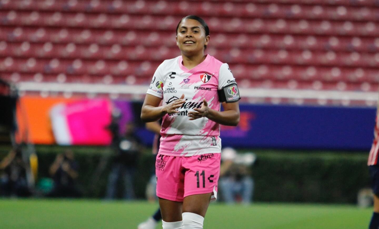 Golazo de Brenda Cerén con Atlas en la liga MX Femenil