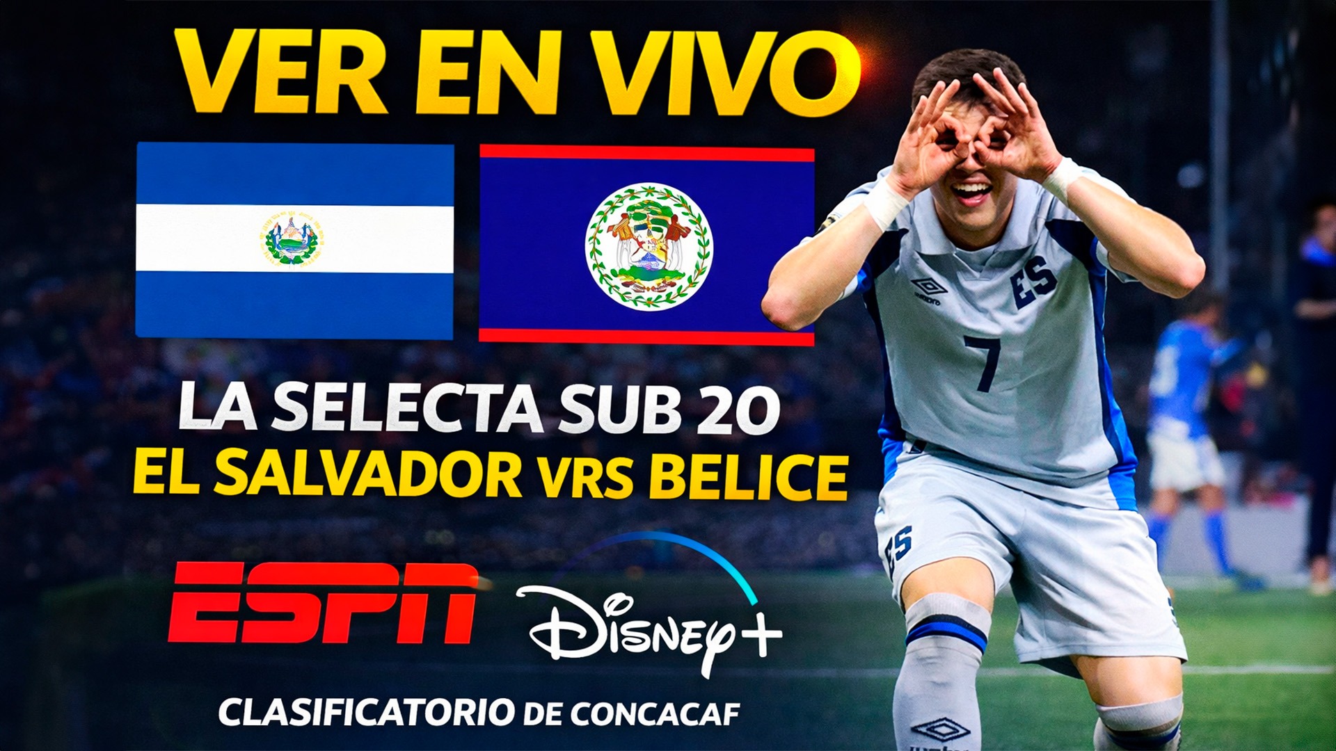 Donde ver El Salvador Vrs Belice | Premundial de CONCACAF Sub-20