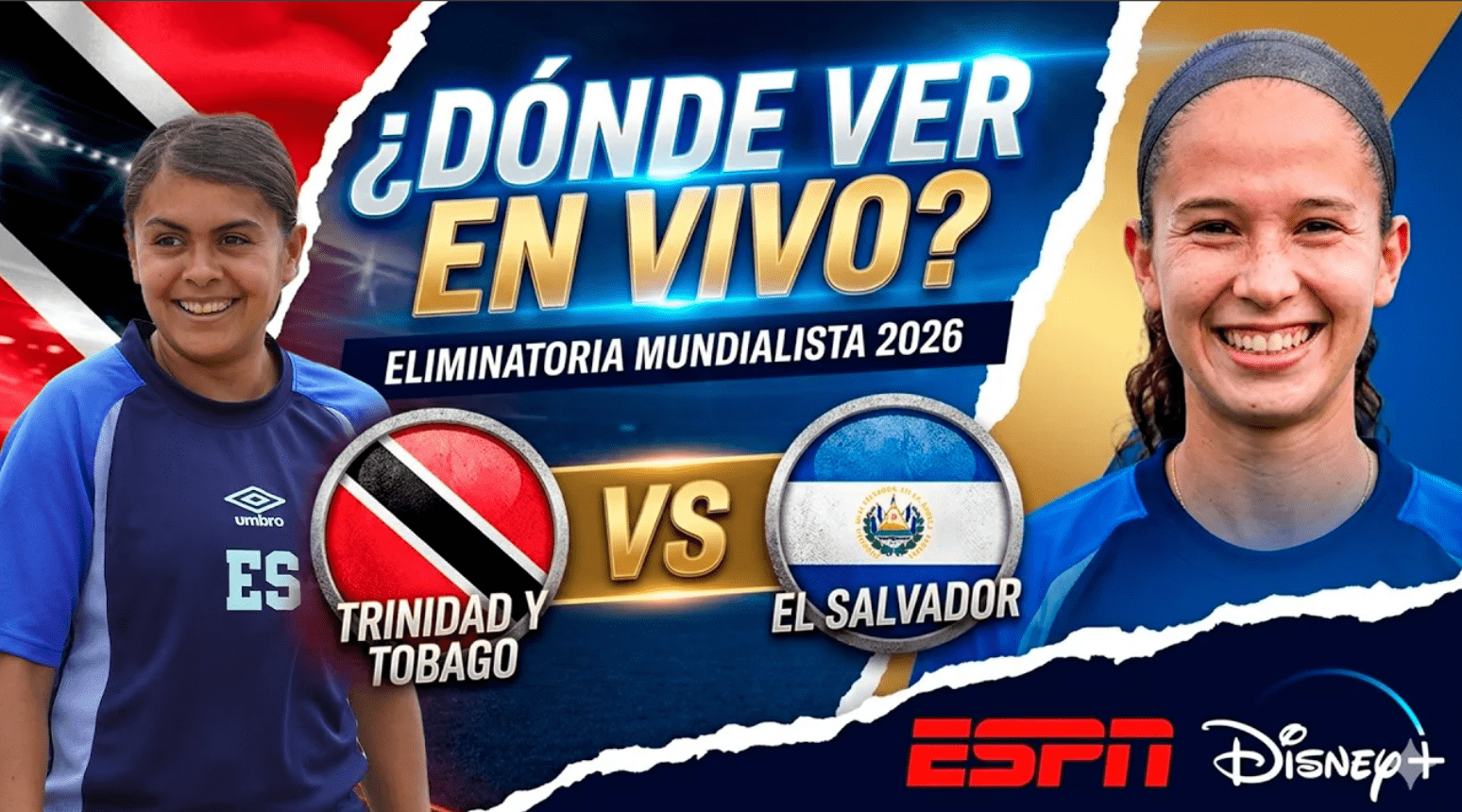 Donde ver Trinidad y Tobago VRS El Salvador | Eliminatoria Mundialista