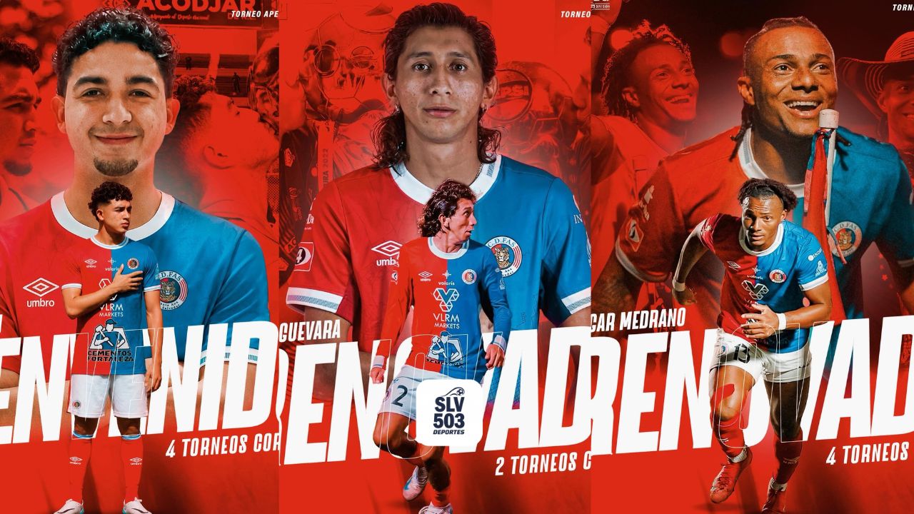 Kevin Ardón regresa a FAS y Chepito Guevara y Edgar Medrano renueva por dos años