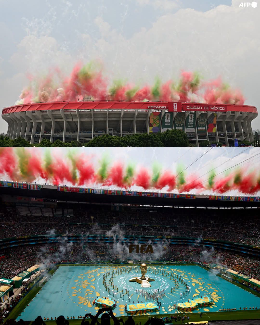 LA INAGURACION DE LA FIESTA DEL MUNDO DEL FUTBOL 2026