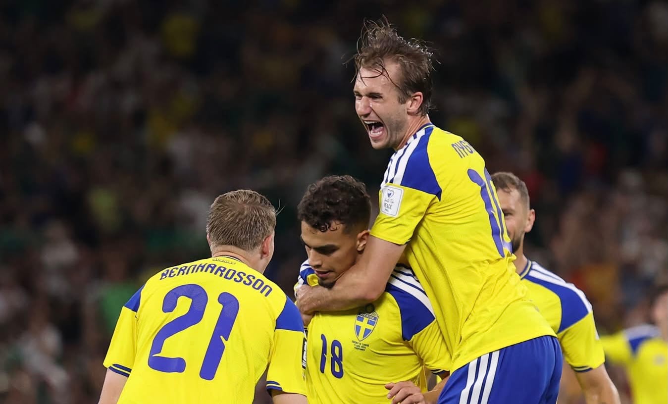 SUECIA DEBUTA CON UNA MANITA ANTE TUNEZ