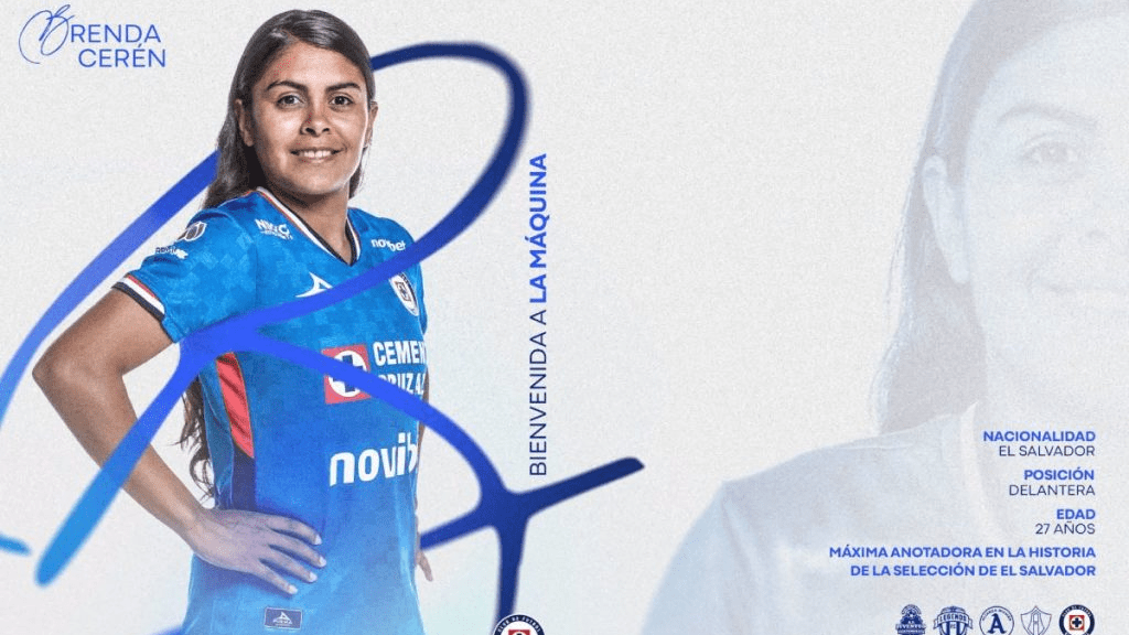 ¡Es oficial! Brenda Cerén es el nuevo fichaje de Cruz Azul Femenil