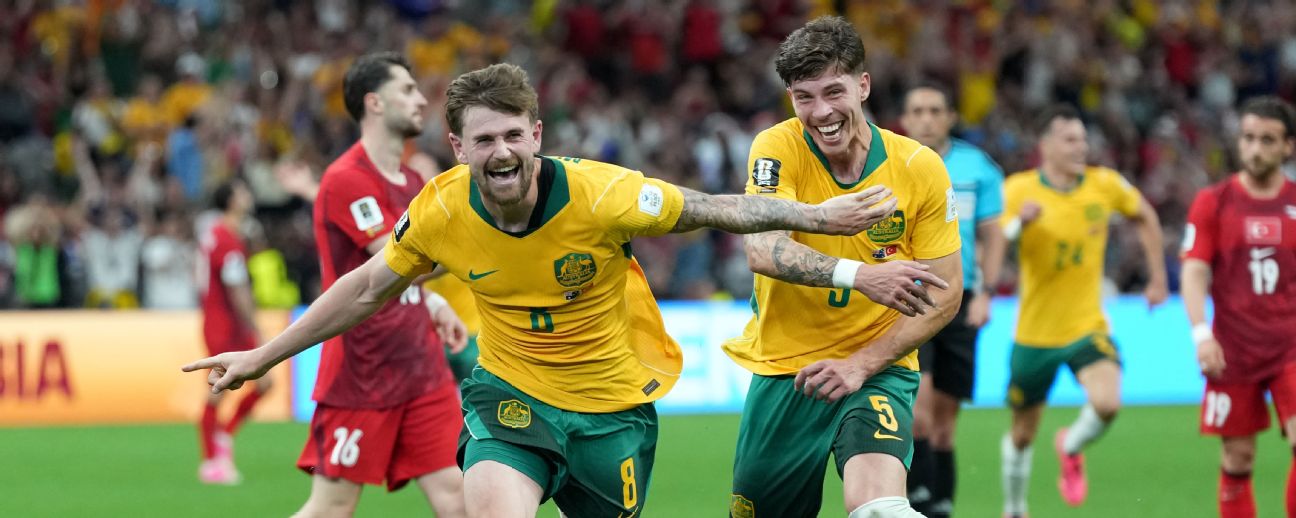 Australia sorprende y derrota a Turquía en su debut mundialista