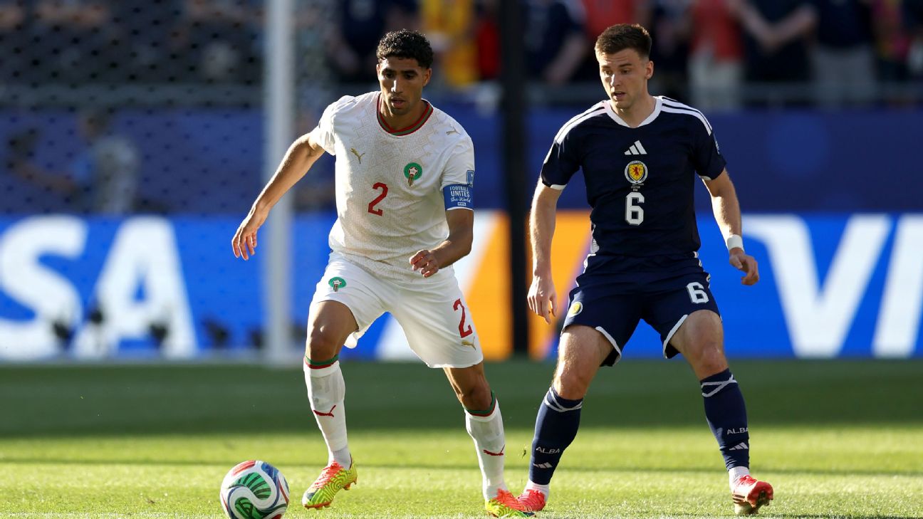 Marruecos golpea temprano y deja contra las cuerdas a Escocia